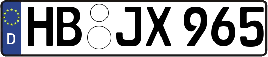 HB-JX965