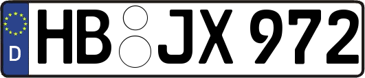 HB-JX972
