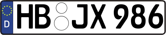 HB-JX986