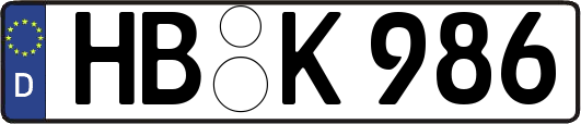 HB-K986