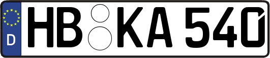 HB-KA540