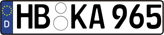 HB-KA965