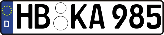 HB-KA985