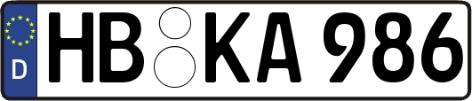 HB-KA986