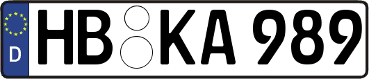 HB-KA989