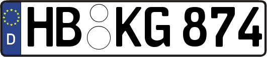 HB-KG874