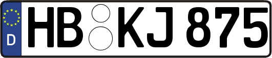 HB-KJ875