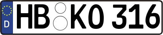HB-KO316