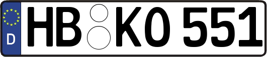 HB-KO551