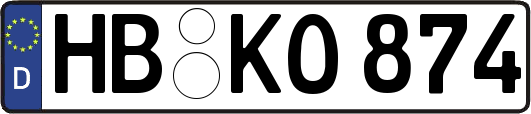 HB-KO874