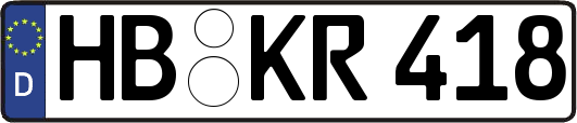 HB-KR418