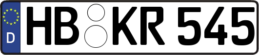 HB-KR545
