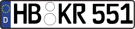HB-KR551