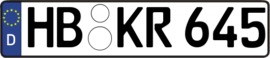 HB-KR645
