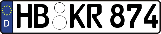 HB-KR874