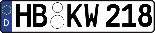 HB-KW218
