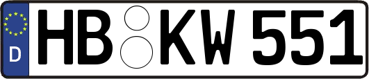 HB-KW551