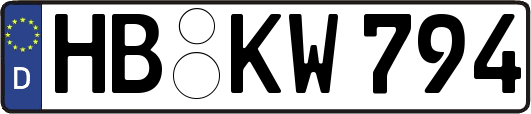 HB-KW794