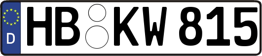HB-KW815