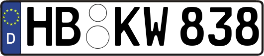 HB-KW838