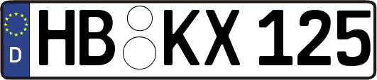 HB-KX125