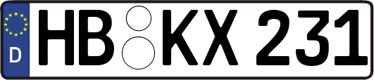 HB-KX231