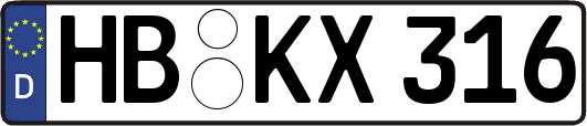 HB-KX316
