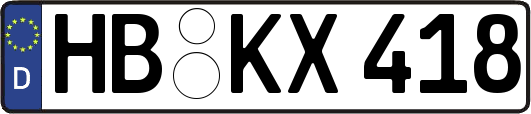 HB-KX418