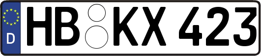 HB-KX423