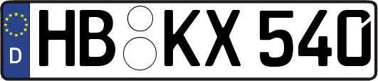 HB-KX540