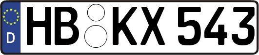 HB-KX543