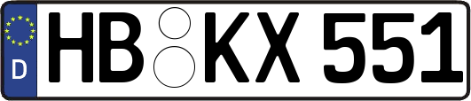 HB-KX551