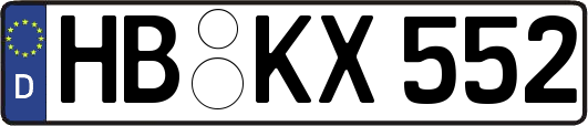 HB-KX552