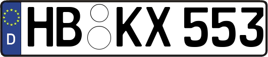 HB-KX553