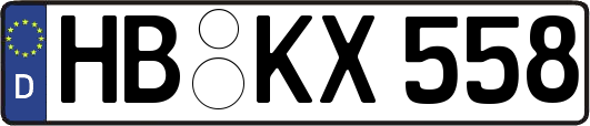 HB-KX558