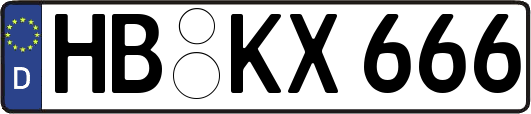 HB-KX666