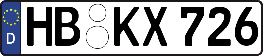 HB-KX726