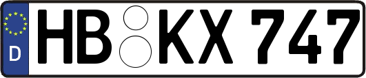 HB-KX747