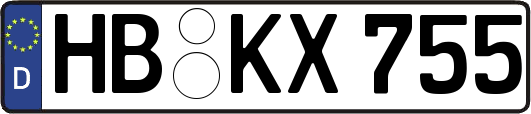 HB-KX755