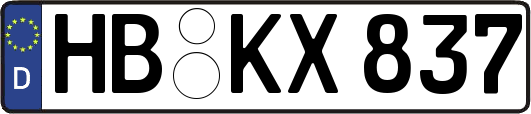 HB-KX837