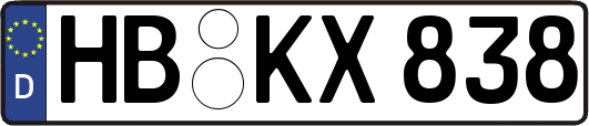 HB-KX838