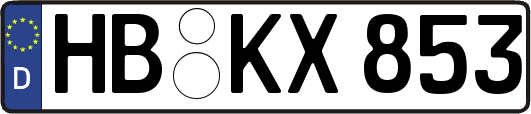 HB-KX853