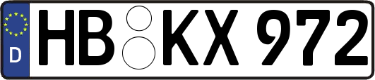 HB-KX972