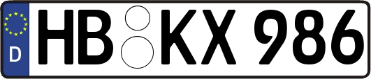 HB-KX986