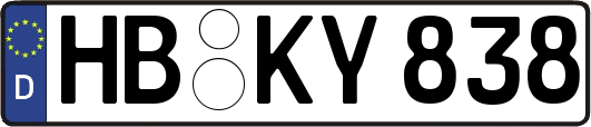 HB-KY838