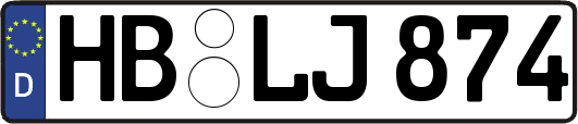 HB-LJ874