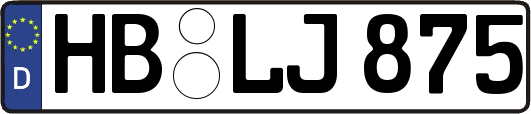 HB-LJ875