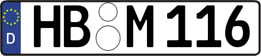 HB-M116