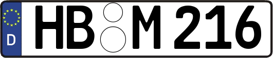 HB-M216