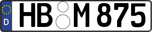 HB-M875